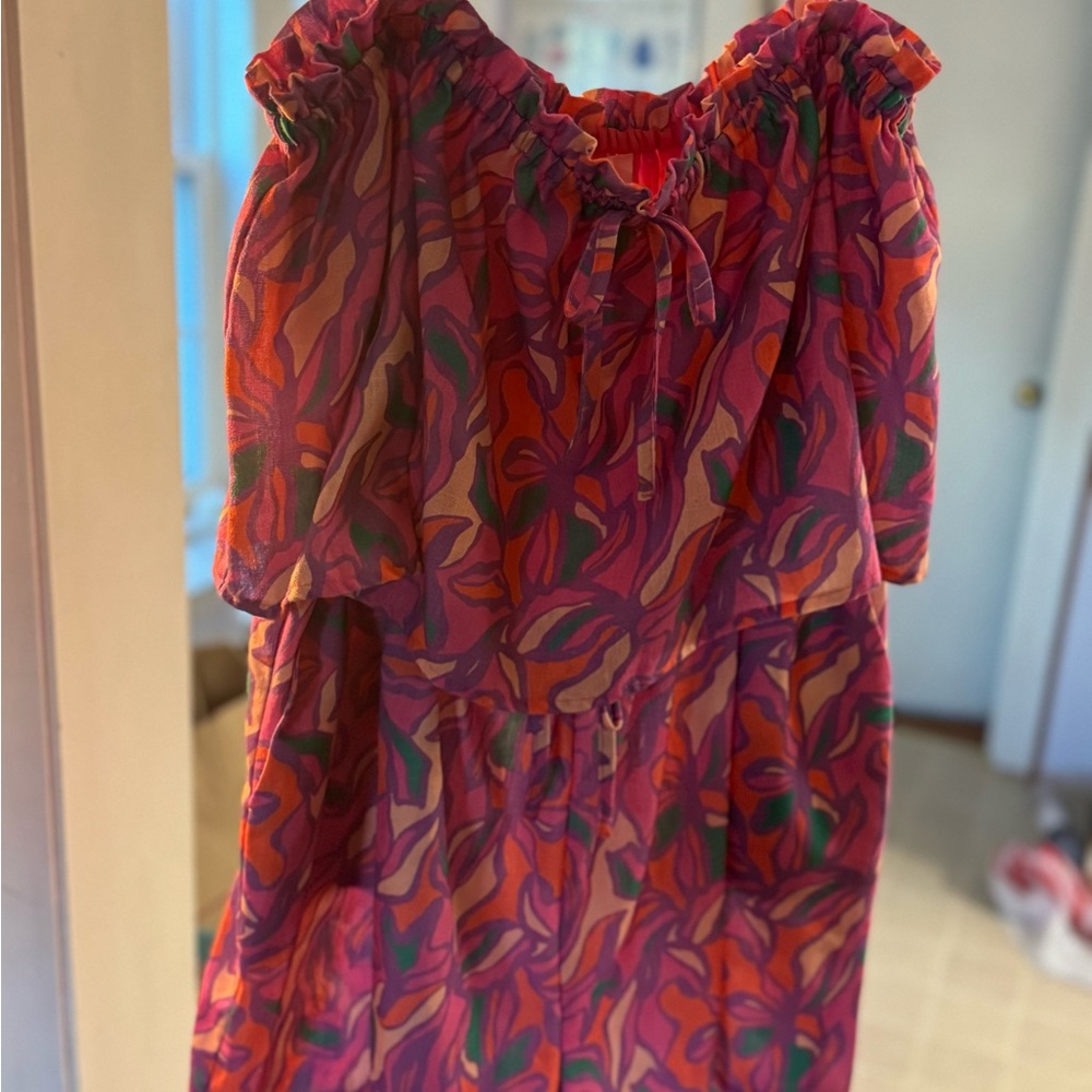 Pink Lily Multicolor Ruffled Dress - Picture 5 of 7